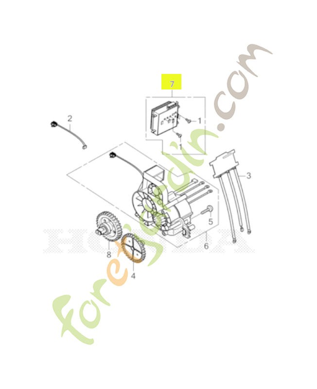 Module électronique  - Réf. Honda 80032V40003