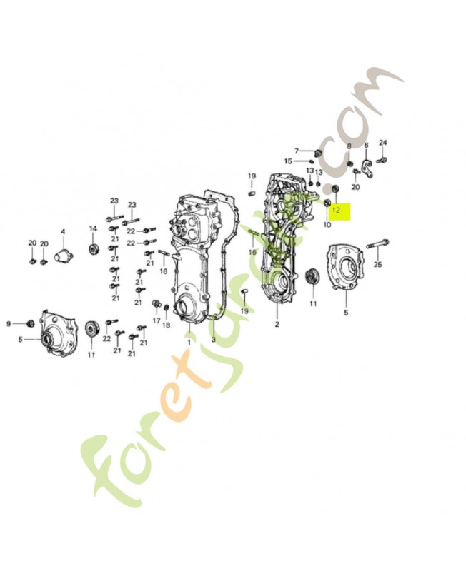 Joint 17X30X8 Réf. Honda 91201-862-003 et 91252-719-003