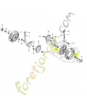 Roulement  à bille Réf. Honda 91102-960-003 et 91102-960-010
