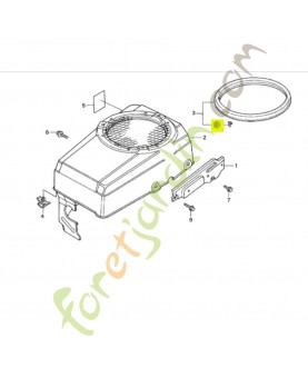 Clips  Réf. Honda 90664-671-003 et 91530-SE0-003