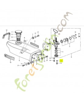 Joint de fibre 6MM Réf. Honda 90445-700-000 et 90445-700-011