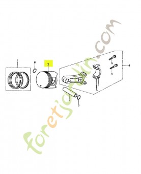 Piston- Réf. Honda 13101ZF1020