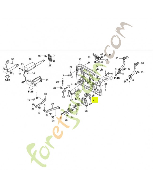 Vis Réf. Honda CG12728450H0 et 90102-VP5-003