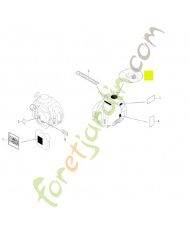 Embleme Réf. Honda 87521-Z0H-J70  et 87521-Z0H-J71
