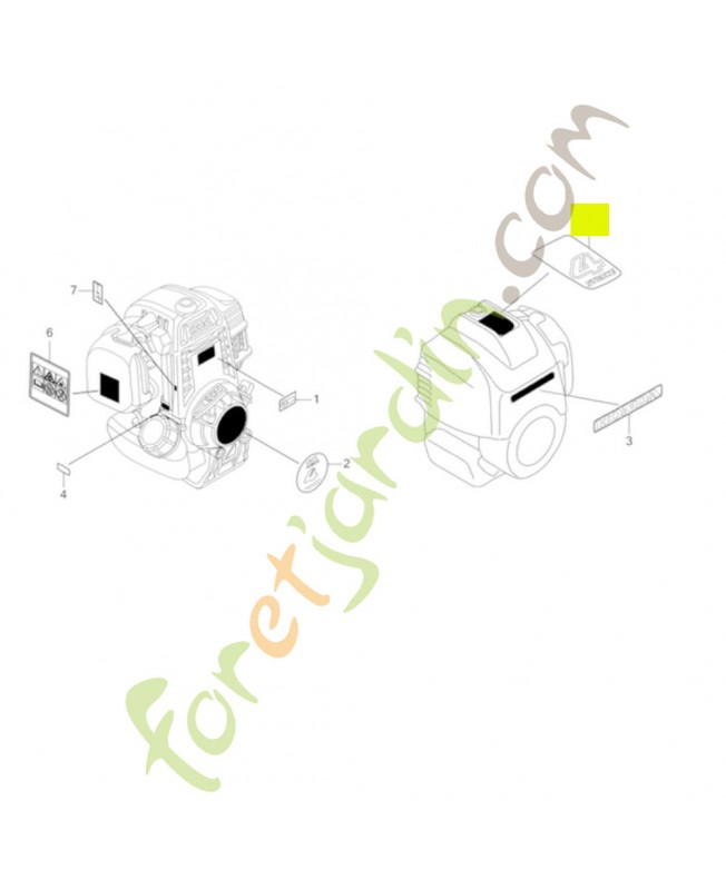 Embleme Réf. Honda 87521-Z0H-J51 et 87521-Z0H-J50