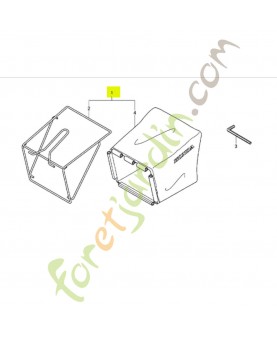 Toile de bac  Réf. Honda 81320-VP6-003 et CG81002149H0