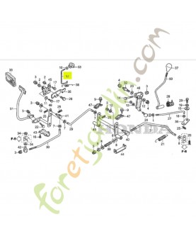Tige de frein Réf. Honda 80731-VK1-003 et 47136-VK1-F01