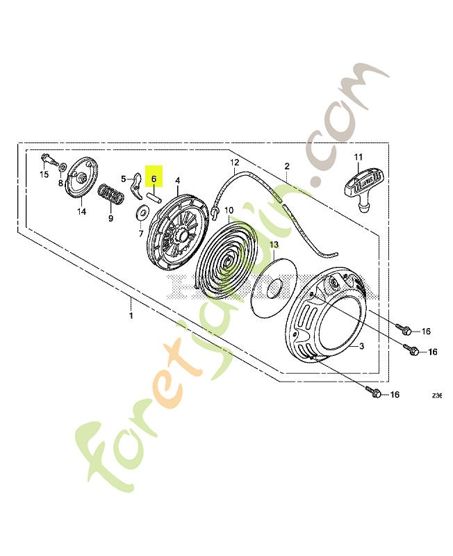 Axe- Réf. Honda 28423Z1BD10