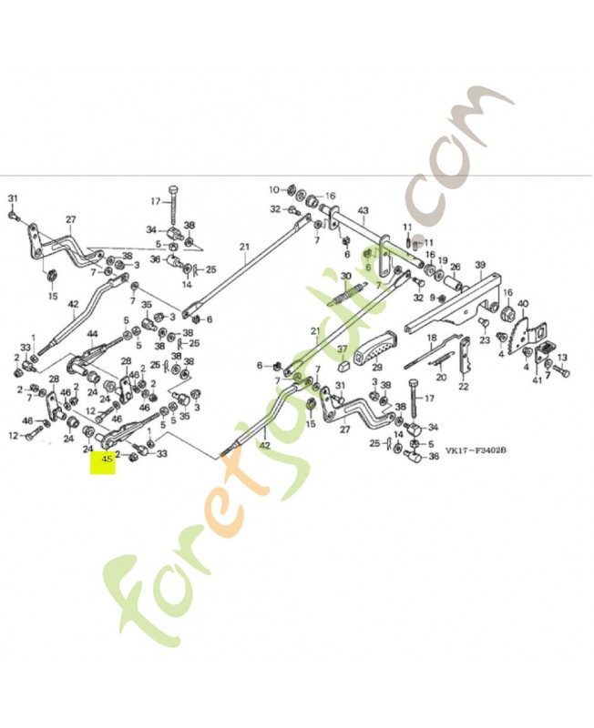 Protection Réf. Honda 80550-VK1-003 et CG82318161H0