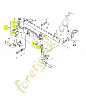 Axe Réf. Honda 80526-VK1-003 et CG82034001H3
