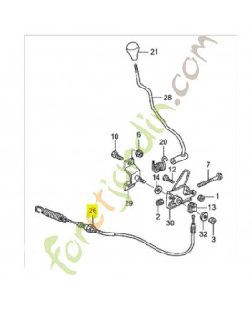 Cable  Réf. Honda 80522-VK1-003 et CG82004610H0