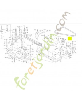 Courroie Réf. Honda 80479-VK1-003 et CG35062814H0