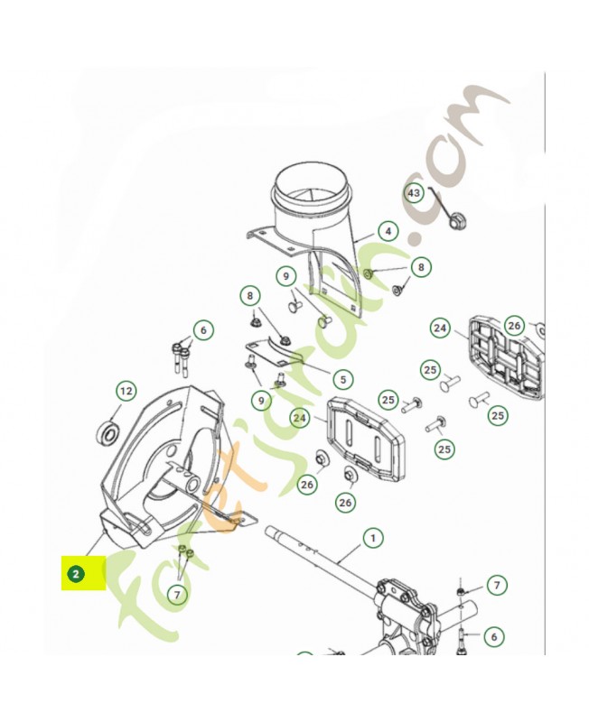 Roue 586607203- Pièce détachée Husqvarna
