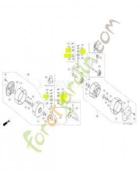 Bague - Réf. Honda 44714VP7003