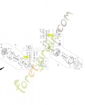 Roulement, 7x17x5 - Réf. Honda 91055VP7004