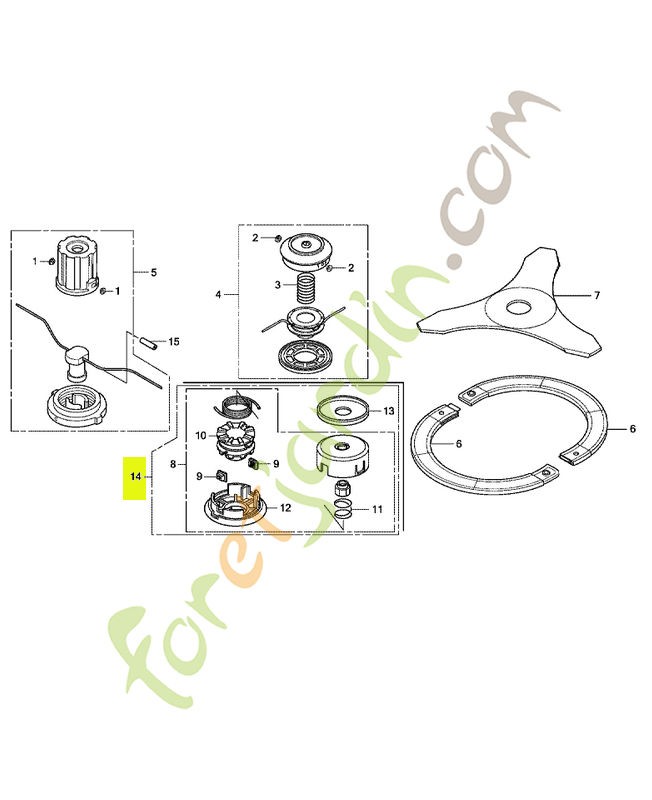 Kit de tete coupante- Réf. Honda 06725VJ5305