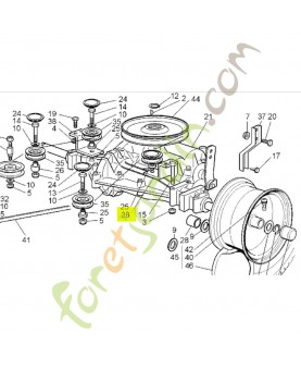 Bride Réf. Honda 80434-VK1-003 et CG25785125H0