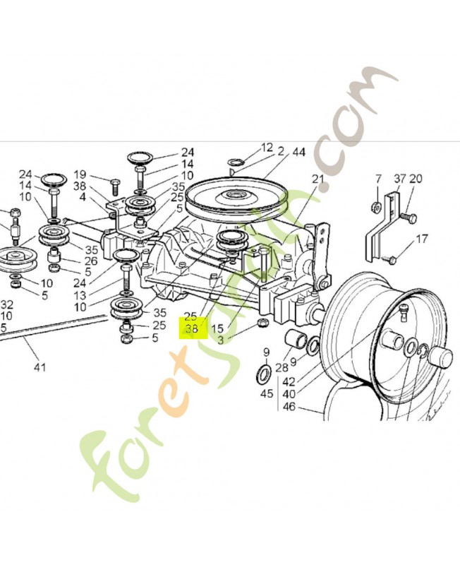 Bride Réf. Honda 80434-VK1-003 et CG25785125H0