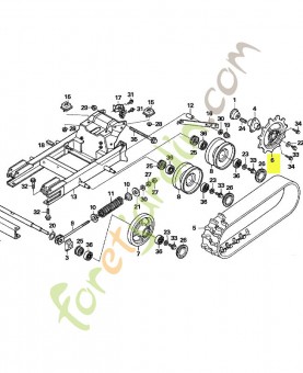 Pignon réf. Honda 42756740010