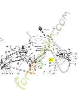 Cable Réf. Honda CG82004604H3 et 80397-Y09-003