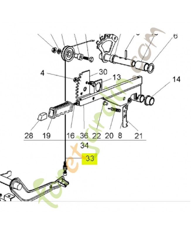 Cable Réf. Honda 80396-Y09-003 et CG82004603H0