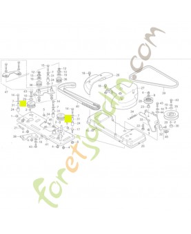 Poulie Réf. Honda 80389-VK1-003 et CG25601562H0