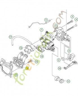 Tube complet référence 537321002 - Pièce de détachée Husqvarna