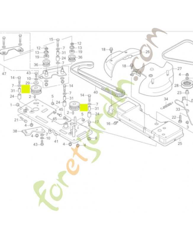 Poulie Honda 80387VK1003
