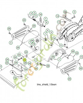 Ecrou 1/4-20 50675 - Pièce de détachée Husqvarna