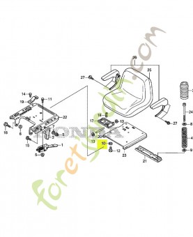 Rondelle réf honda 80045Y09003