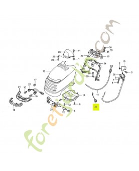 Ressort Réf. Honda 80323-VK1-003 et CG25430239H1
