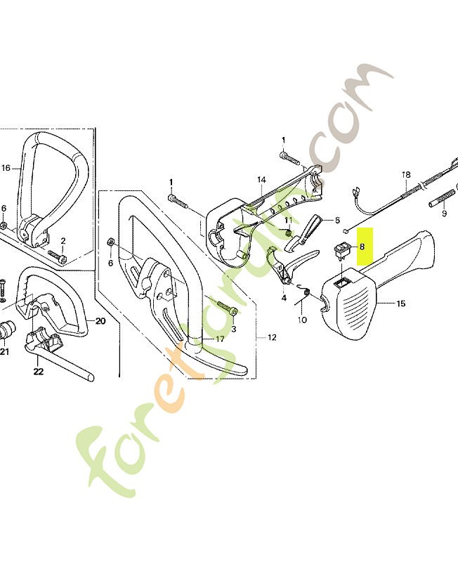 Interrupteur réf honda 80046VJ5013