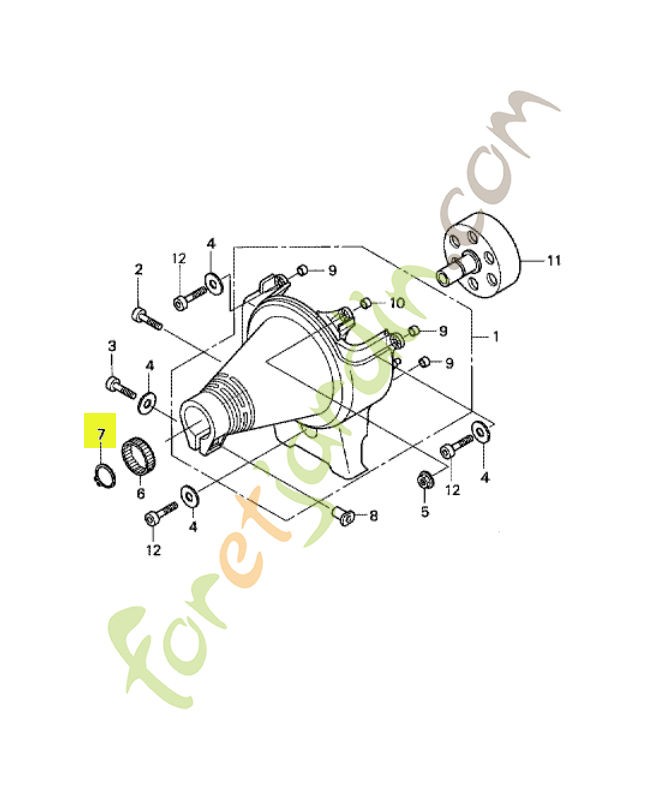 Circlip réf honda 80047VJ5003