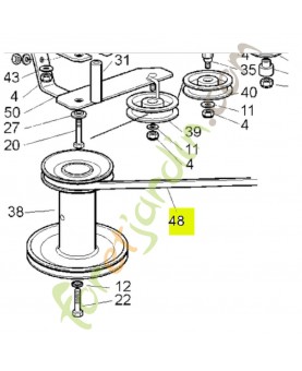 Courroie Réf. Honda CG35062000H1 et 80304-Y09-003