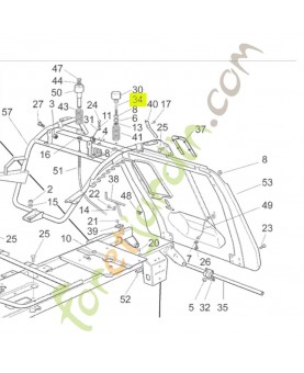 Vis Réf. Honda 80297-Y09-003 et CG25943001H0