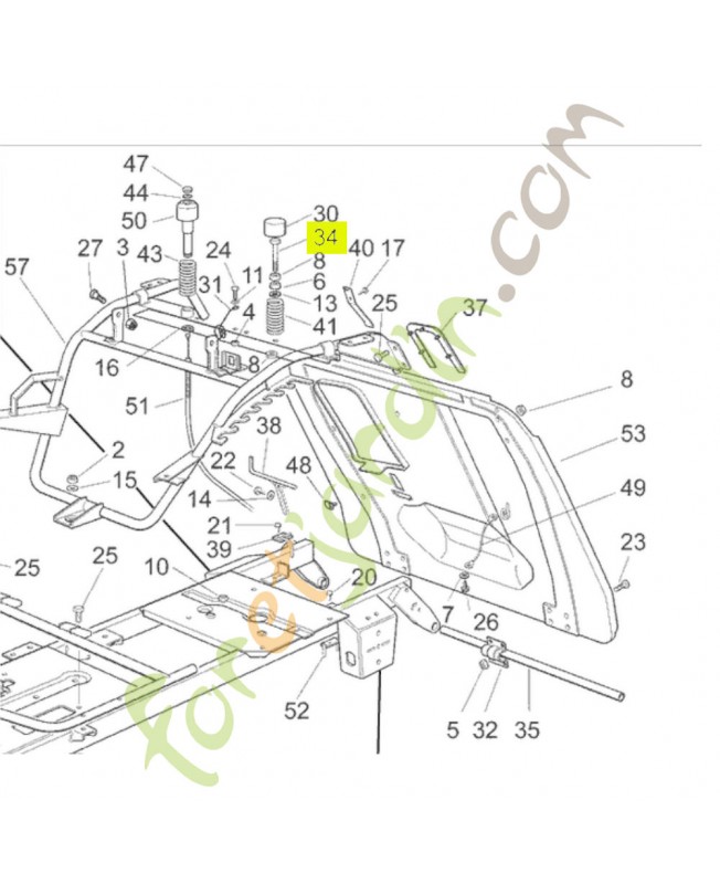 Vis Réf. Honda 80297-Y09-003 et CG25943001H0