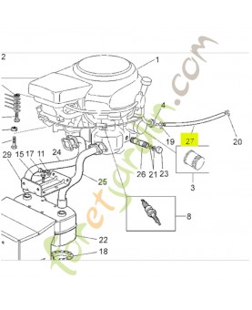 Tuyau essence  Réf. Honda 80295-Y09-003 et CG25869027H0