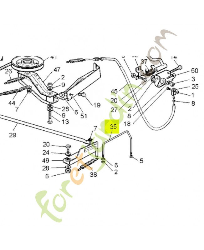 Guide courroie  Réf. Honda 80284-VK1-003 et CG25270316H0