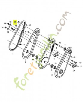 Circlip réf honda 80083V40003