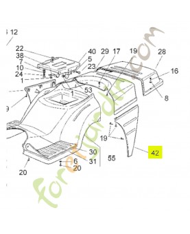 Protection  Réf. Honda CG25600019H0 et 80250-Y09-003