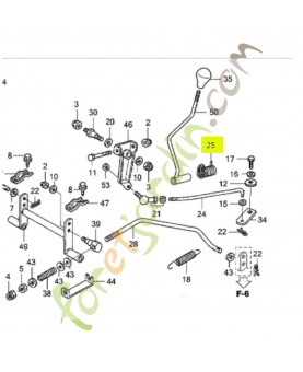 Ressort  Réf. Honda CG25430226H0 et 80219-Y09-003