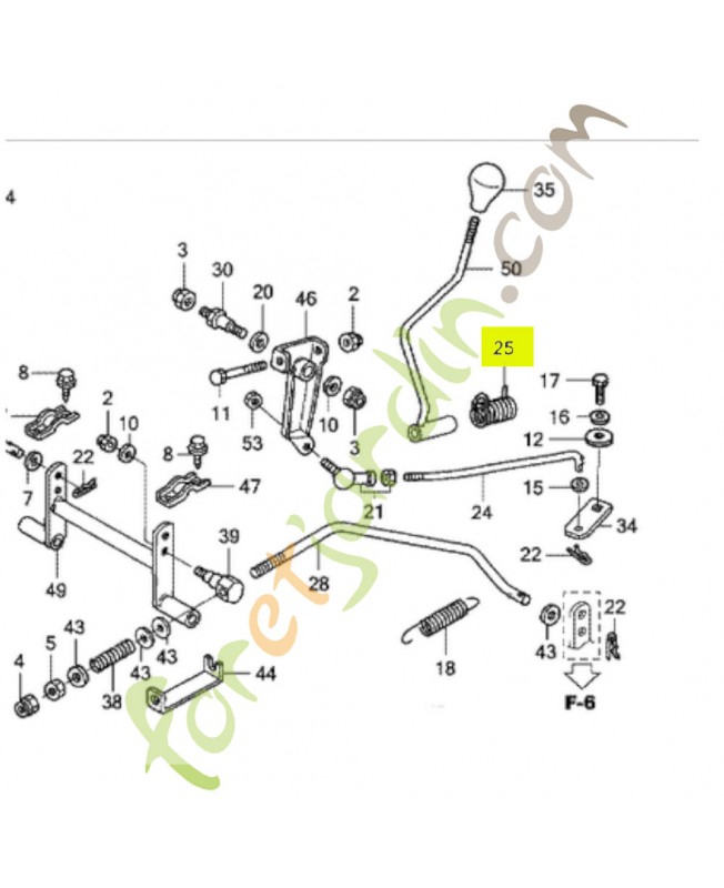 Ressort  Réf. Honda CG25430226H0 et 80219-Y09-003