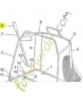 Poignée Réf. Honda 80211-Y09-003 et CG25394508H0