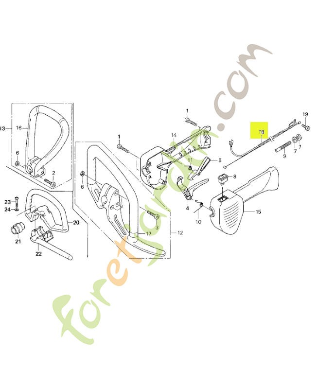 Faisceau électrique réf honda 80112VJ5013