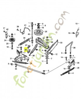 Fourchette réf honda 80122Y09003
