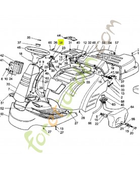Poignée Réf. Honda 80209Y09003 et CG25394501H0