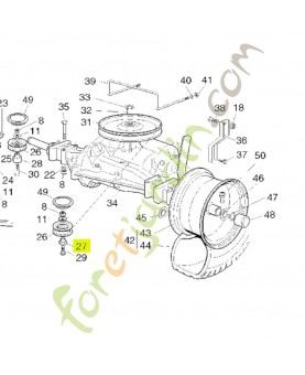 Entretoise Réf. Honda 80196Y09003 et CG25160018H0