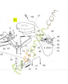 Couvercle Réf. Honda CG25060103H0 et 80173Y09003