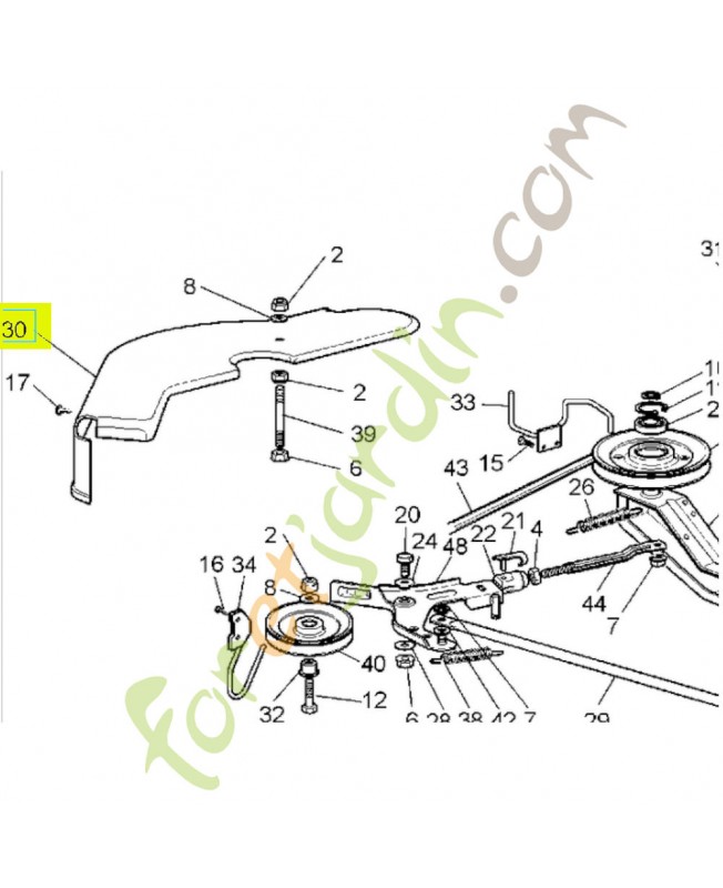Couvercle Réf. Honda CG25060102H0 et 80172Y09003
