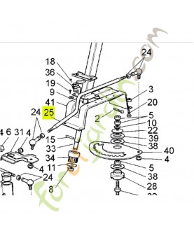 Bielle de direction Réf. Honda CG25033025H0 et 80165Y09003